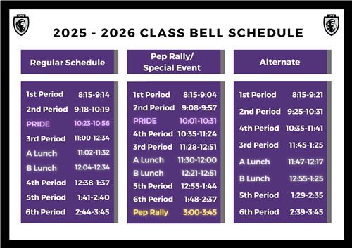 Bell Schedule